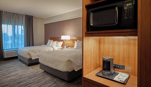 Chambre, 2 grands lits
