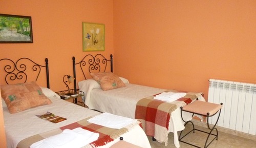 Chambre avec lits jumeaux, 2 lits une place
