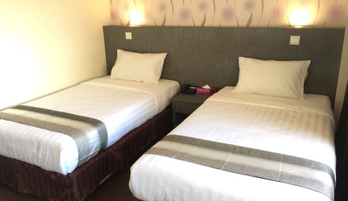 Chambre Exécutive avec lits jumeaux, vue mer