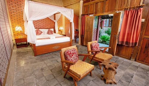 Chambre Deluxe, 1 très grand lit, vue vallée, côté montagne