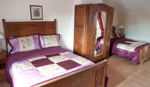 Chambre Familiale, plusieurs lits, non-fumeurs, vue jardin