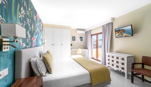 Chambre Deluxe Double ou avec lits jumeaux, terrasse, vue mer