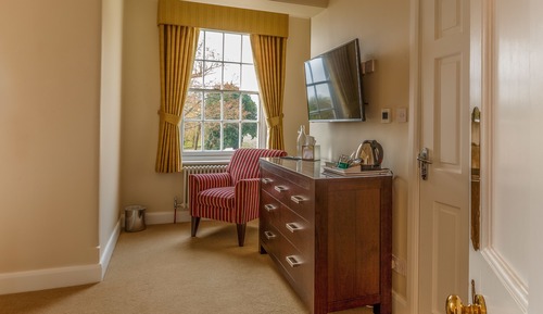 Chambre Double Deluxe, 1 très grand lit, vue jardin