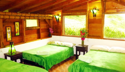Chambre Triple Familiale, plusieurs lits, salle de bains privée
