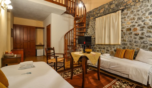 Suite, plusieurs lits, vue montagne