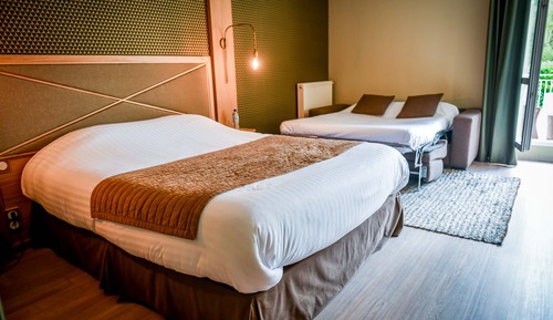 Chambre Supérieure, 1 grand lit et 1 canapé-lit (Pavillon)