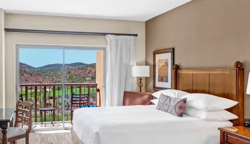 Chambre, 2 grands lits, non-fumeurs, vue golf (Balcony)