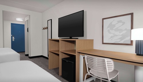Chambre, 2 grands lits