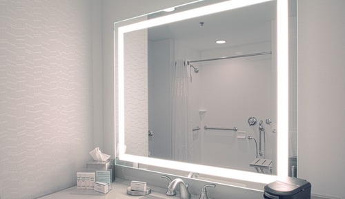 Studio, 1 grand lit, non-fumeurs (Mobility & Hearing, Roll-in Shower)