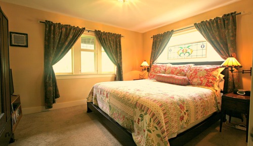 Suite Supérieure, 1 très grand lit, baignoire, vue jardin