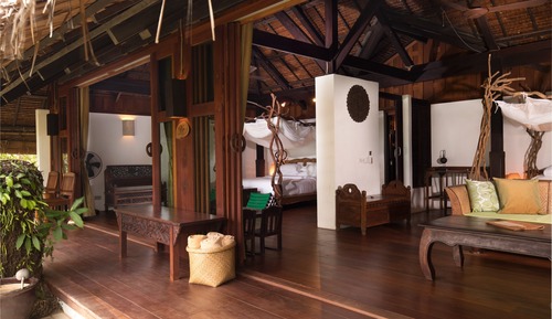 Chambre Double Familiale, en bord de plage