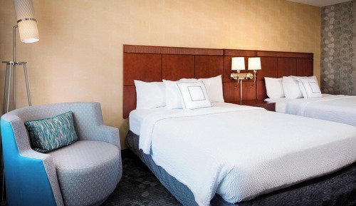 Chambre, 2 grands lits