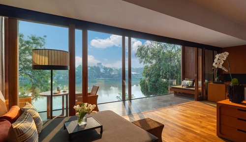 Chambre Double Signature, vue fleuve (Kasara)