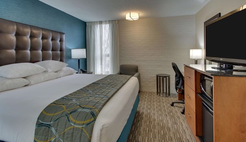 Chambre Deluxe, 1 très grand lit, accessible aux personnes à mobilité réduite (Tub)