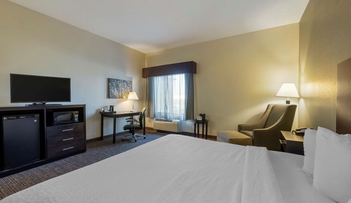 Chambre Standard, 1 très grand lit, accessible aux personnes à mobilité réduite
