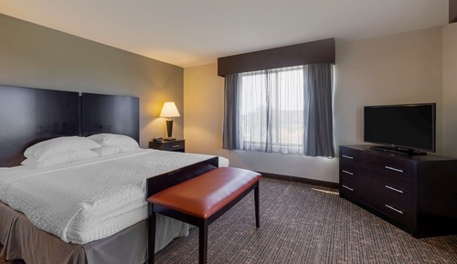 Chambre Standard, 1 très grand lit, non-fumeurs, réfrigérateur et four à micro-ondes