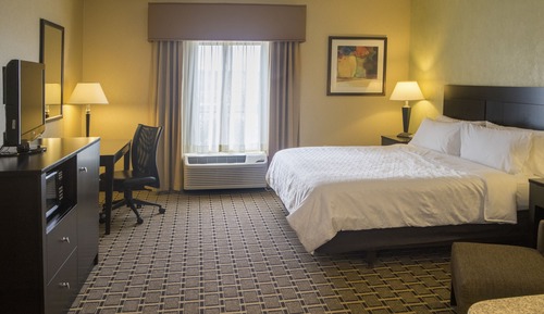 Chambre Standard, 1 très grand lit, accessible aux personnes à mobilité réduite (Roll-In Shower)