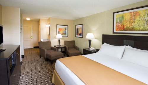 Chambre Standard, 1 très grand lit, accessible aux personnes à mobilité réduite (Hearing)