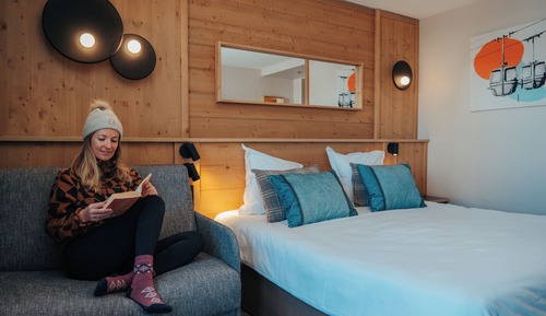 Chambre Triple Confort, Vue Piste