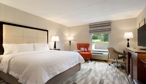 Chambre, 1 très grand lit, accessible aux personnes à mobilité réduite, baignoire (Mobility)