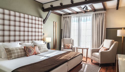 Chambre Double pour 1 personne, vue montagne