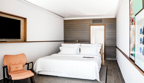 Chambre Premium, 2 lits une place, non-fumeurs, en front de plage