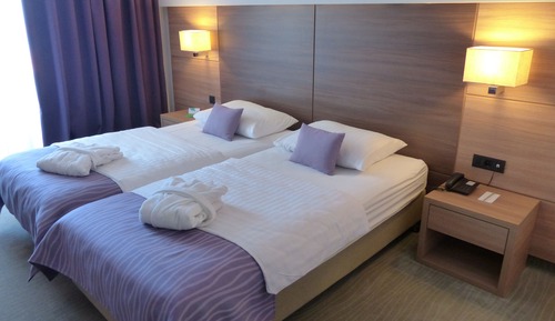 Chambre Confort avec lits jumeaux, vue mer