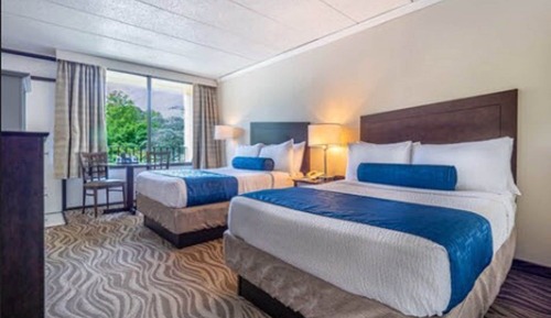Chambre Standard, 2 lits doubles, vue lac (Standard Double Room)
