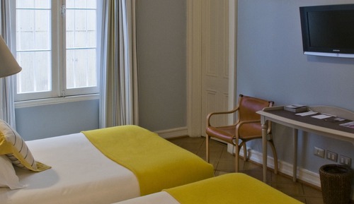 Chambre avec lits jumeaux, 2 lits une place (Colours)