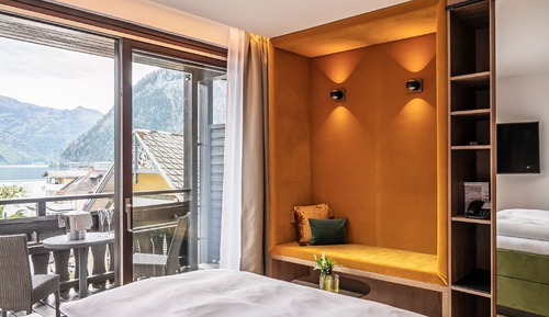 Chambre Double Signature, balcon, vue lac