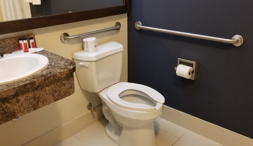 Chambre Standard, 1 grand lit, accessible aux personnes à mobilité réduite