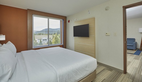 Suite, 1 très grand lit, accessible aux personnes à mobilité réduite (Comm, Mobil, Access Tub)
