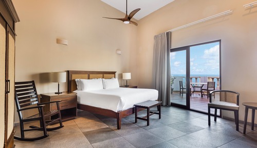 Chambre Deluxe, 1 très grand lit, vue océan