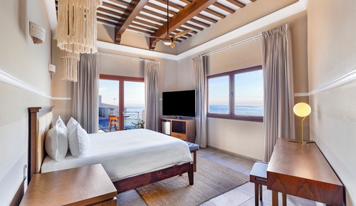 Chambre Luxe, 1 très grand lit, vue océan