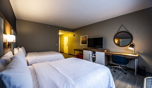 Chambre, 2 grands lits, accessible aux personnes à mobilité réduite, non-fumeurs