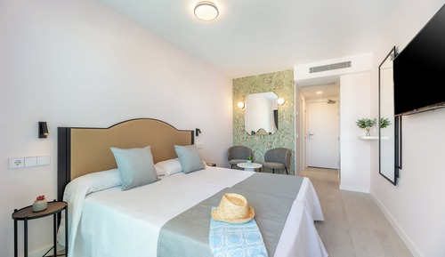 Chambre avec lits jumeaux, terrasse (2 adults + 1 child)