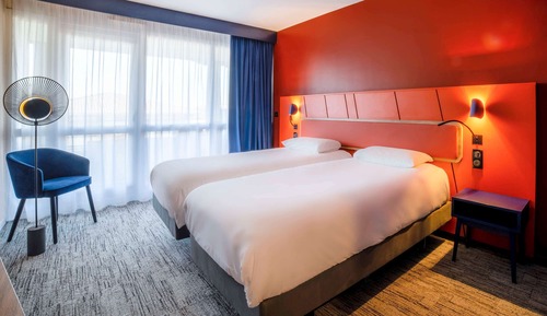 Chambre Classique, 2 lits une place, vue mer