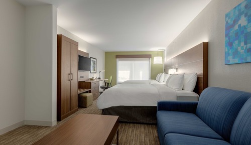 Suite, 2 grands lits, accessible aux personnes à mobilité réduite (Communiations, Accessible Tub)