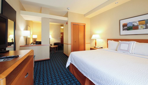 Chambre, 1 très grand lit et 1 canapé-lit (Mobility/Hearing Accessible, Tub)