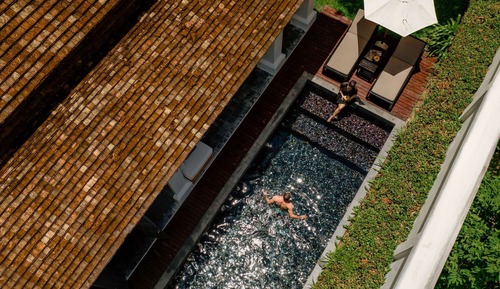 Villa, 1 très grand lit, piscine privée