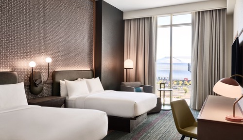 Chambre, 2 grands lits