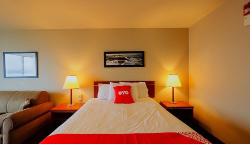 Chambre, 1 grand lit, accessible aux personnes à mobilité réduite, vue baie (Pet Friendly)