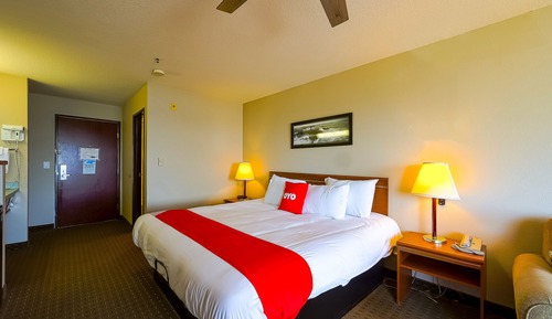 Chambre, 1 très grand lit, vue baie (Pet Friendly)