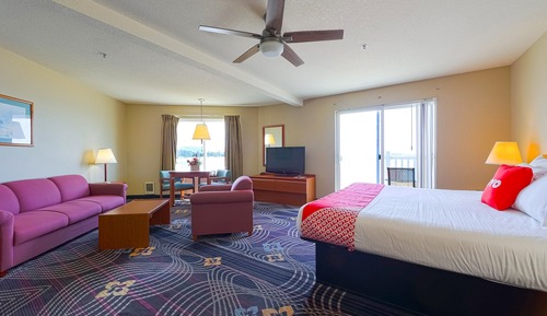 Suite Luxe, 1 très grand lit, baignoire à jets, vue océan