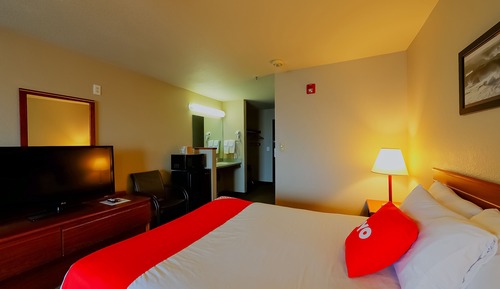 Chambre, 1 grand lit, accessible aux personnes à mobilité réduite, vue océan