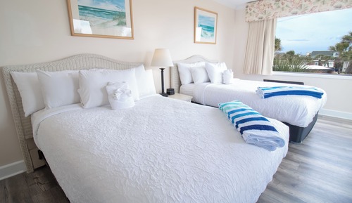 Chambre Double Premium, 2 grands lits, vue mer