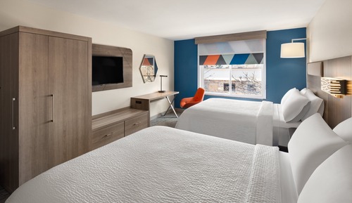 Chambre Standard, 2 lits une place (Mobility, Accessible Tub)
