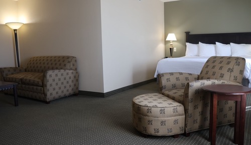 Suite, 1 très grand lit et 1 canapé-lit, non-fumeurs, réfrigérateur et four à micro-ondes