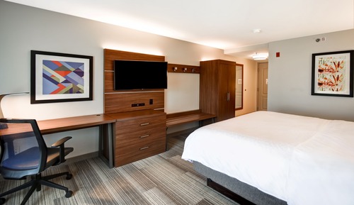 Chambre Standard, 1 très grand lit, accessible aux personnes à mobilité réduite (Communications)