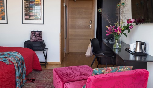 Chambre Exécutive, 1 lit double, terrasse, vue ville